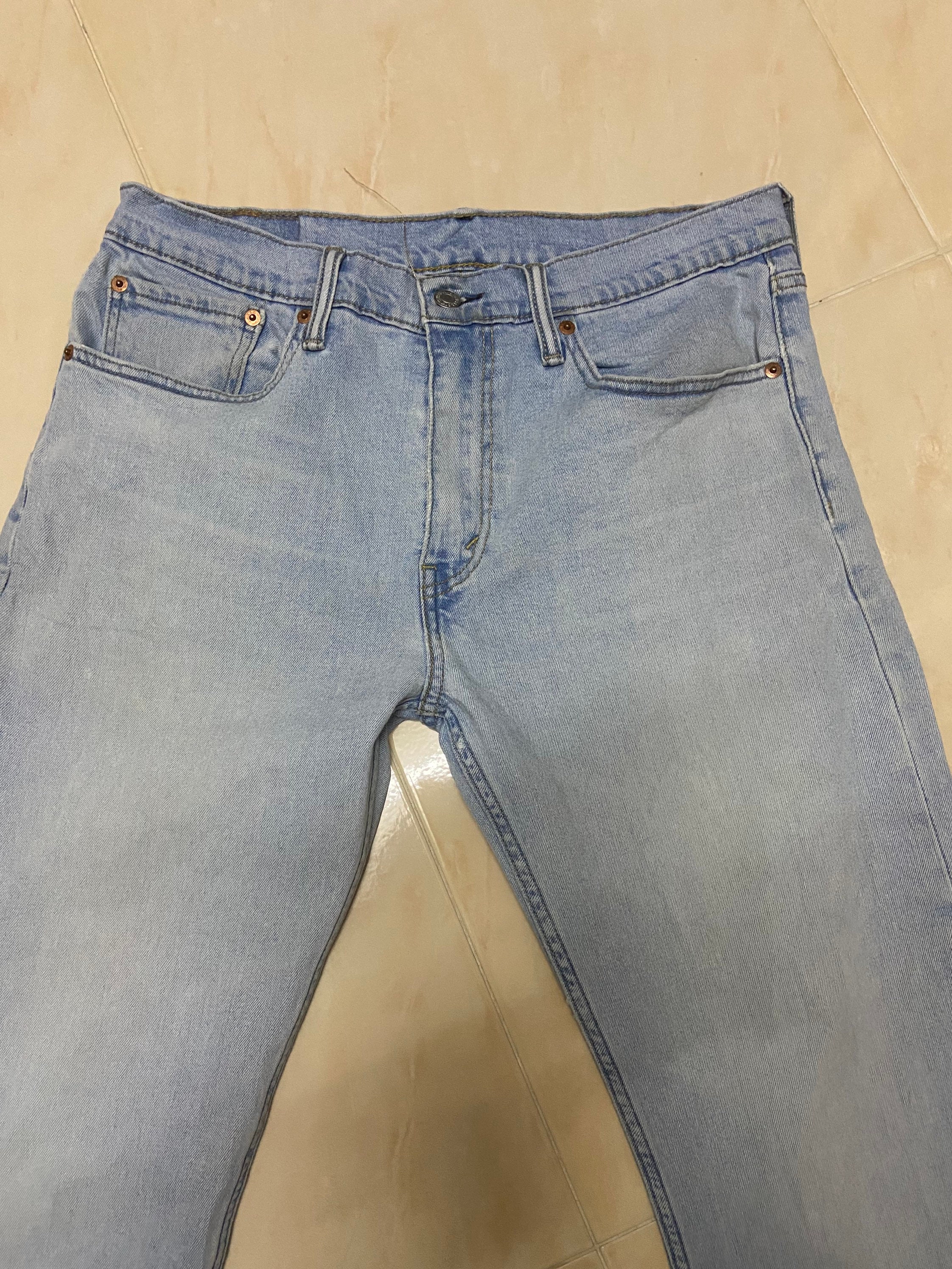 Vintage 507 Levis Jeans Denim White 