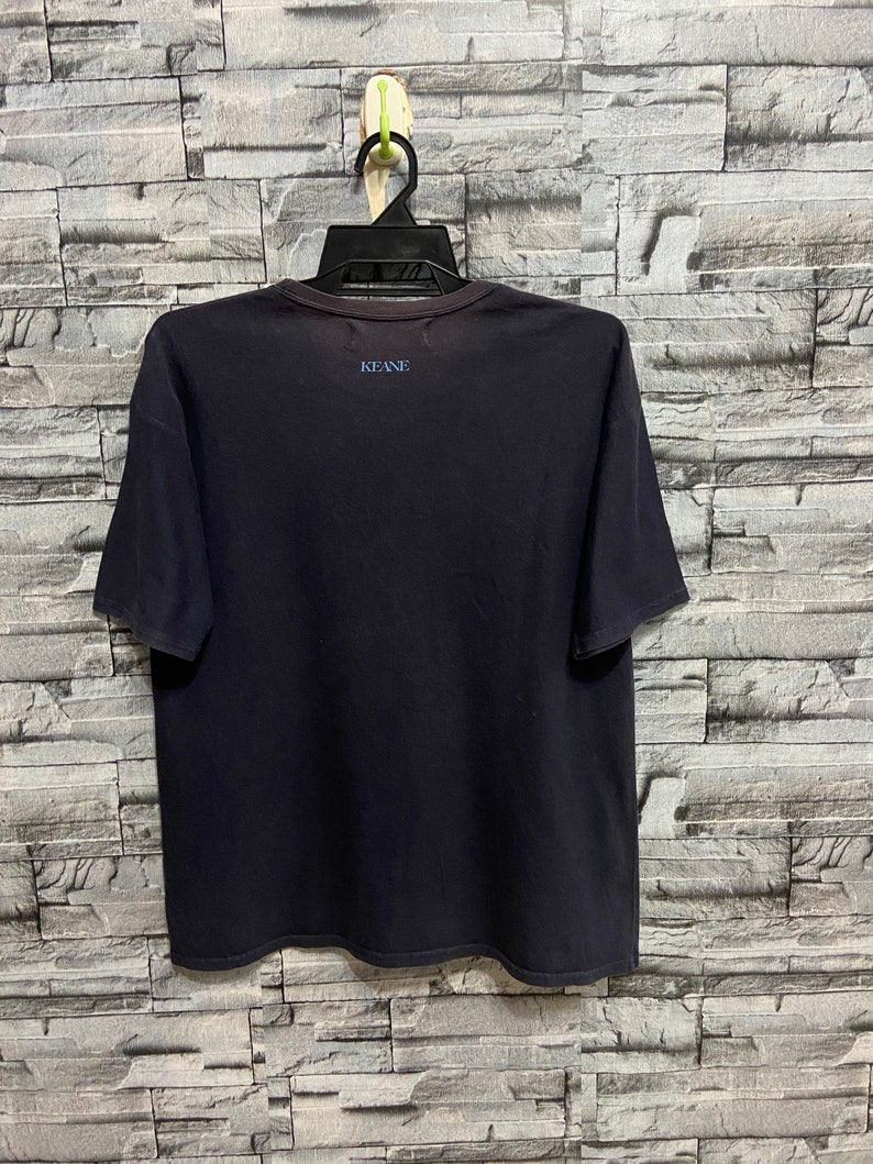 Vintage Keane Band t shirt britpop band dark blue
