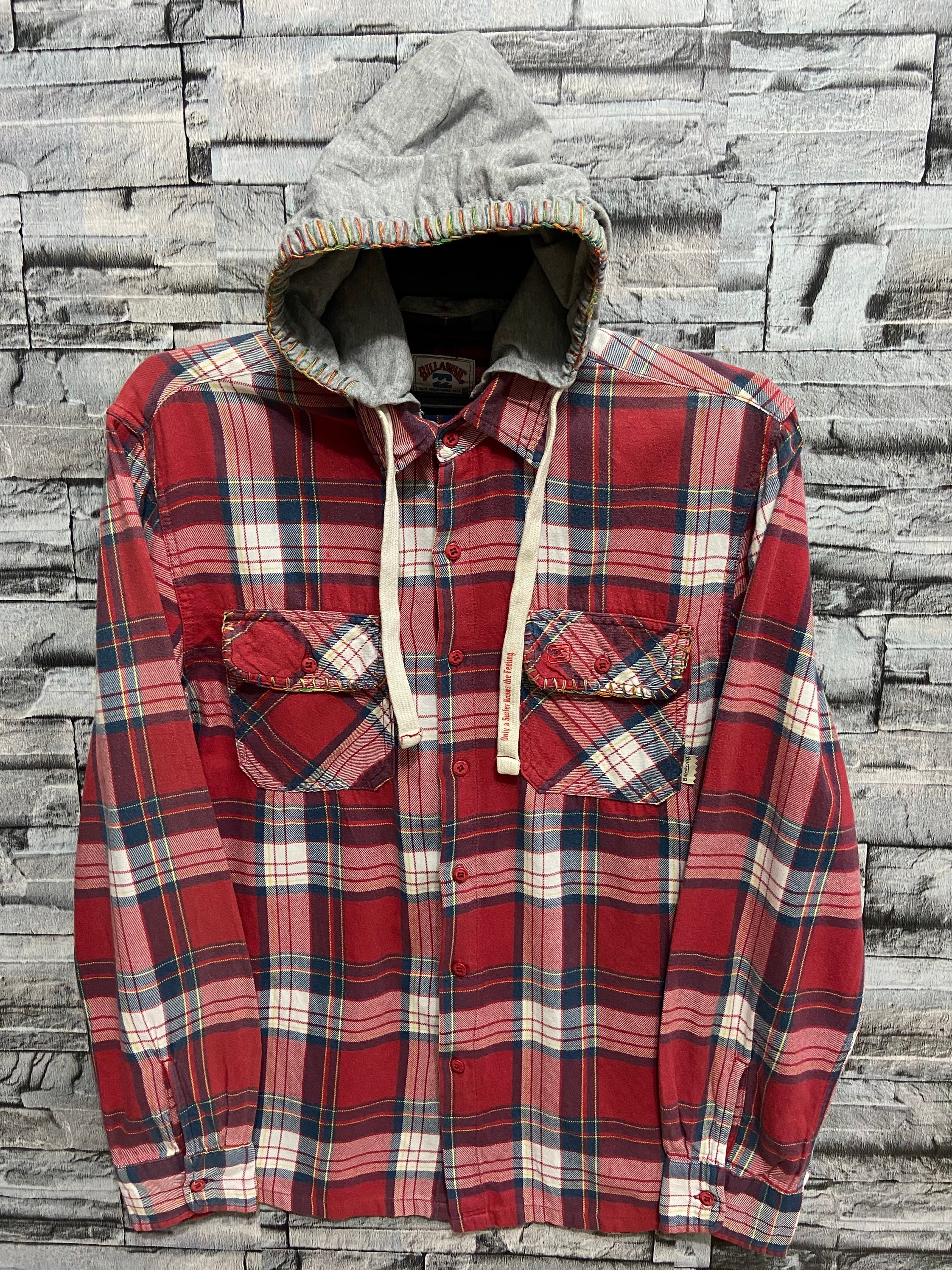 Flannel Hoodie Men's - Etsy UK