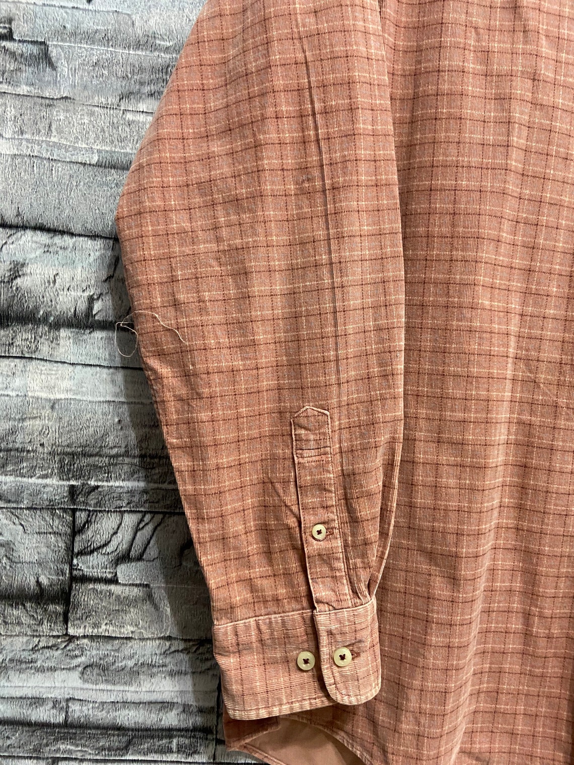 Vintage Chaps Ralph Lauren Flannel single pocket plaid design Etsy