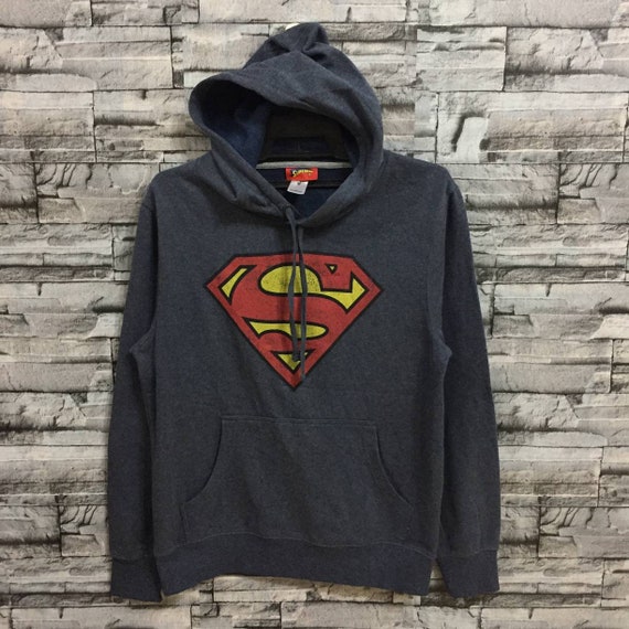 blue superman hoodie
