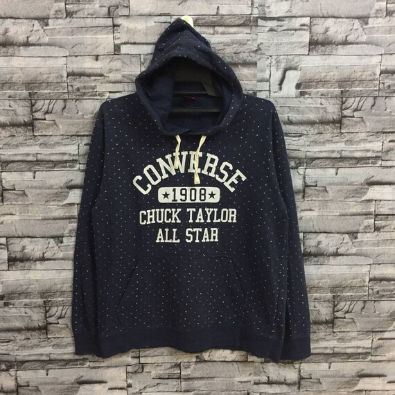 dark grey converse hoodie
