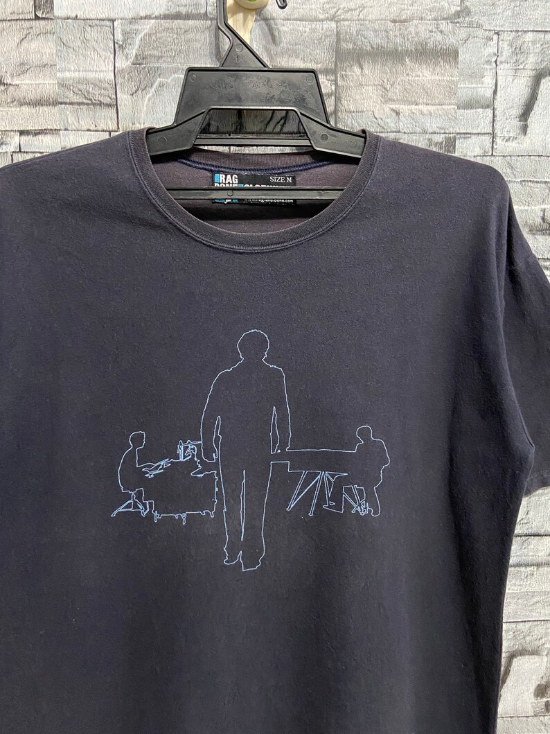 Vintage Keane Band t shirt britpop band dark blue