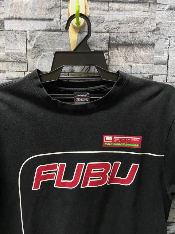 Vintage Fubu T Shirt Big Logo Hip Hop 