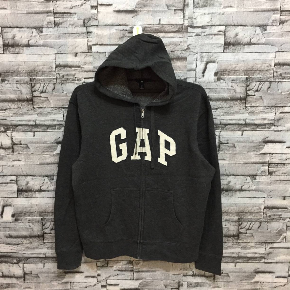 Vintage Gap hoodie big logo embroidered.. vintage sweatshirt | Etsy