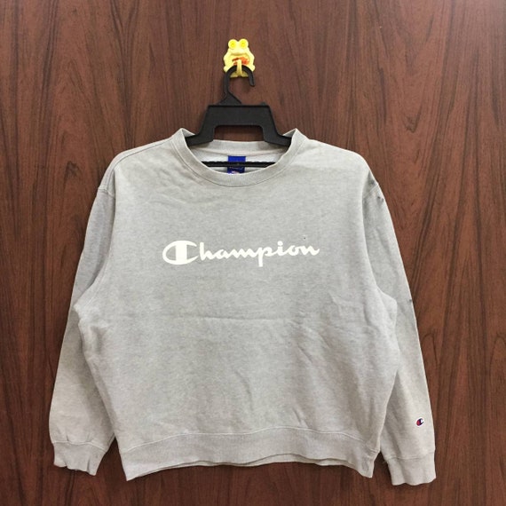 champion spellout sweatshirt