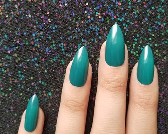 Sky Blue False Press On Nails MATTE oder GLOSSY Set von 20 Sky Blue False Press On Nails MATTE oder GLOSSY Set von 20