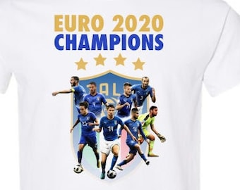 Euro Cup Italia Player Design Tee European Championship Euro 2020 Finals Italian Final Champs Soccer Football T-shirt Italy