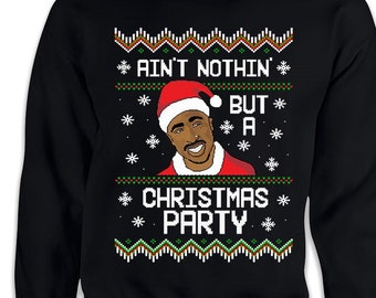 2pac christmas sweater