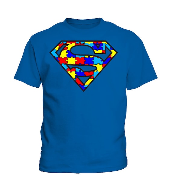 Autism Puzzle Piece Super Hero T-Shirt Autism Gifts Autism Puzzle Piece Super Hero T-Shirt Autism Gifts