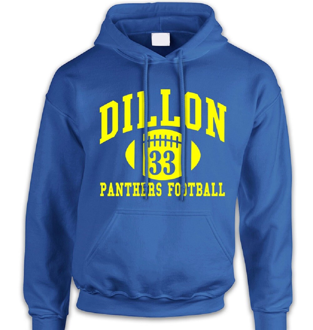 Felpa Con Cappuccio Unisex Dillon Panthers Football - Grigia, Taglia M, Morbida E Di Alta Qualità - 4