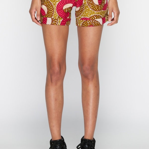 Shorts - Free Spirit  Cotton Pink Circle Print