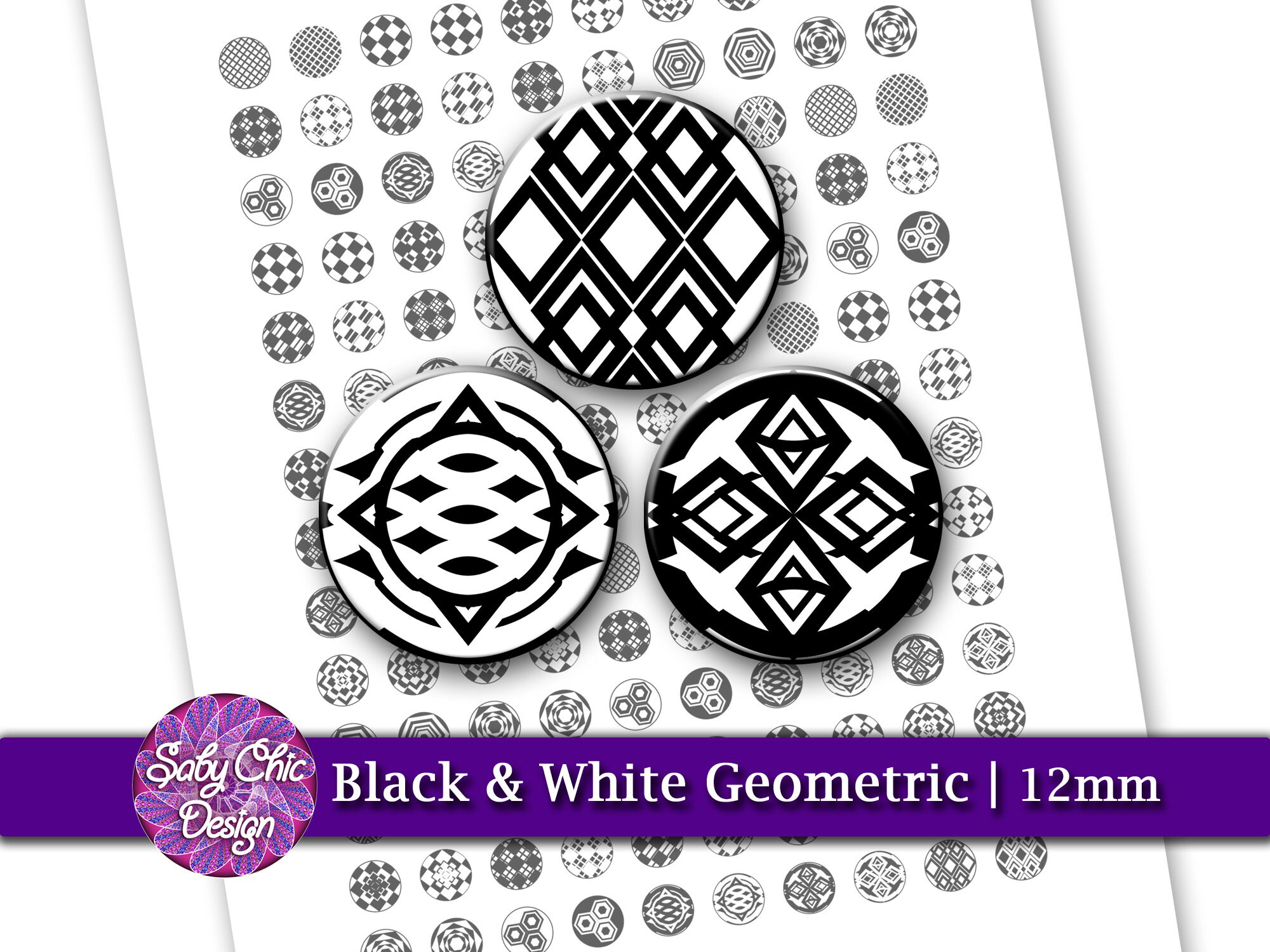 printable-12mm-cabochon-round-images-black-white-geometric-etsy