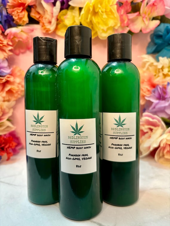 Hemp Oil Herbal Body Wash- Non-GMO, Vegan, Paraben Free