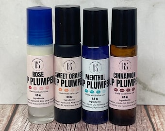 Lip Plumping Oils - 4 different levels & flavors,  .5 oz each