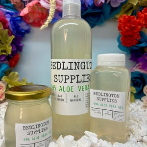 All Natural, Organic Aloe Vera Gel  99%, 4, 8, 16 32, 64 and 128 oz options with Free Domestic Shipping