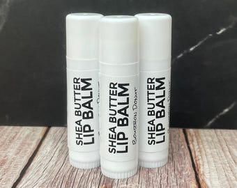 Extra Moisturizing Shea Butter Lip Balm, Bourbon Donut Scented - extra large lotion tubes, .5 oz each