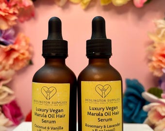 Luxury Vegan Marula Oil Hair Serum- All Natural, Non-Gmo, Hair Growth