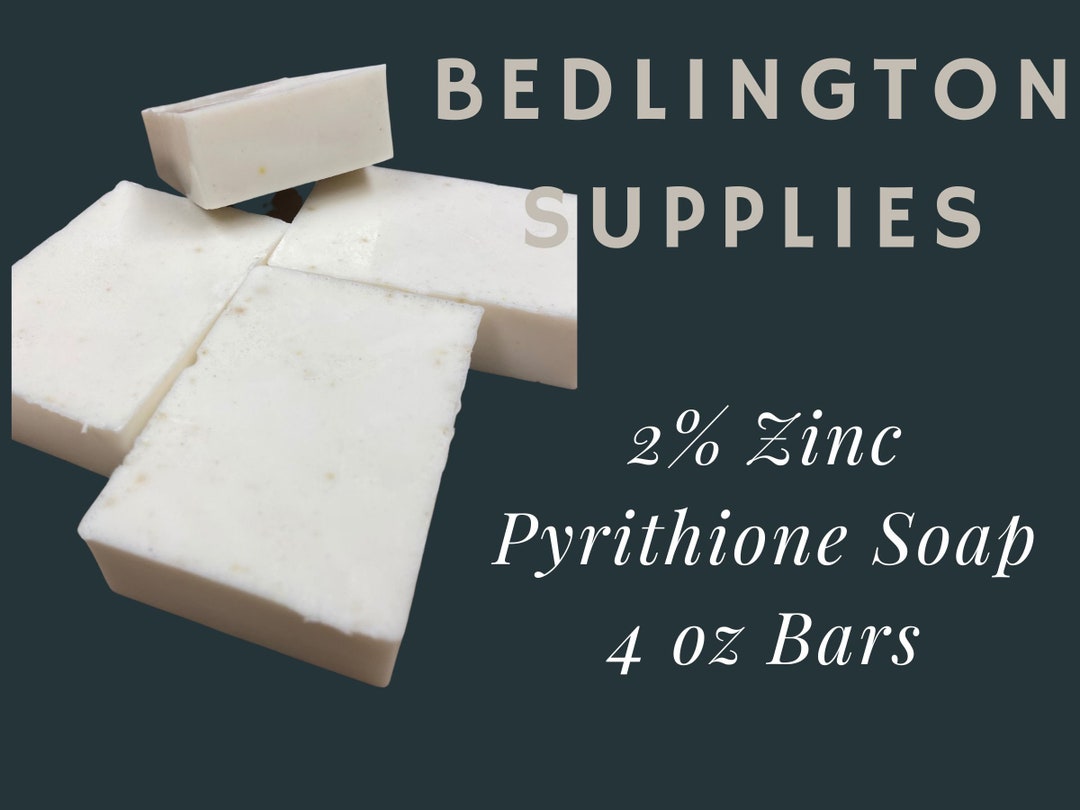 2 Zinc Pyrithione Soap Bars With Aloe Bergamot Fragrance, Nongmo