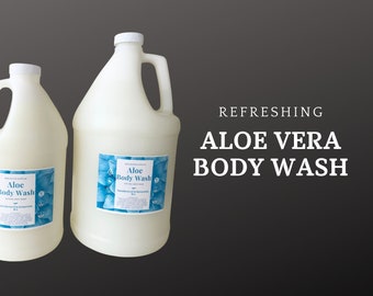 All Natural, Aloe Vera Body Wash, Non-GMO, Cruelty Free, Wholesale Options Available