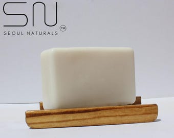 Rice Shampoo Bar with Rosemary and Aloe, Natural Solid Shampoo for Hair Growth & Scalp Care | 6 oz Bar, Free Wooden Soap Saver Included