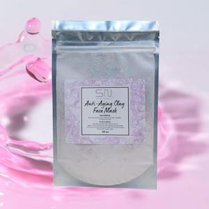 Seoul Naturals, Firming Purple Clay face Mask, All Natural, Vegan, Non-GMO, Seoul Naturals, K-Beauty Skincare - 3oz, 5oz, 10oz, 20oz