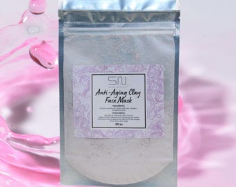Seoul Naturals, Firming Purple Clay face Mask, All Natural, Vegan, Non-GMO, Seoul Naturals, K-Beauty Skincare - 3oz, 5oz, 10oz, 20oz