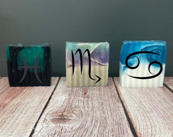 CLEARANCE! - Bulk 100 zodiac sign soap bars, Inventory clearance, Astrology cleansing