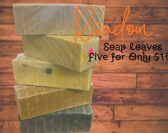 CLEARANCE Five Random high quality loaves of soap - wholesale prices, unbelievable deal