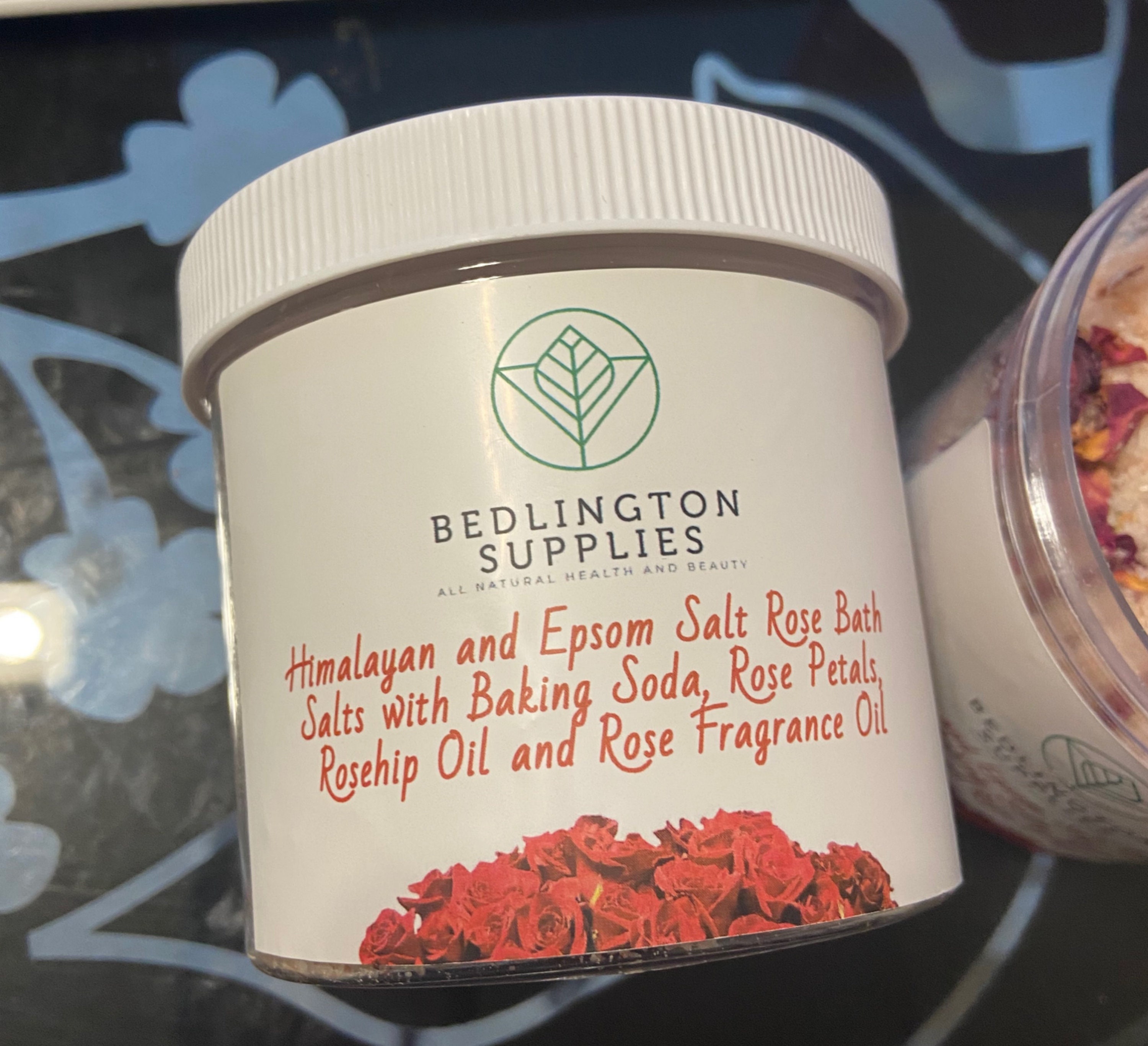 Rose Petal Himalayan and Epsom Salt Rose Bath Salts With Etsy