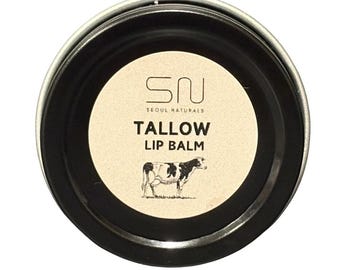 Extra Moisturizing Tallow Lip Balm - 8 different fragrances, metal tins, .5 oz each