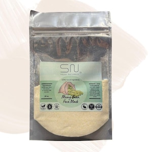 Mung Bean Face Mask- All Natural, Vegan, Non-GMO, Seoul Naturals, K-Beauty Skincare - 3oz, 5oz, 10oz, 20oz