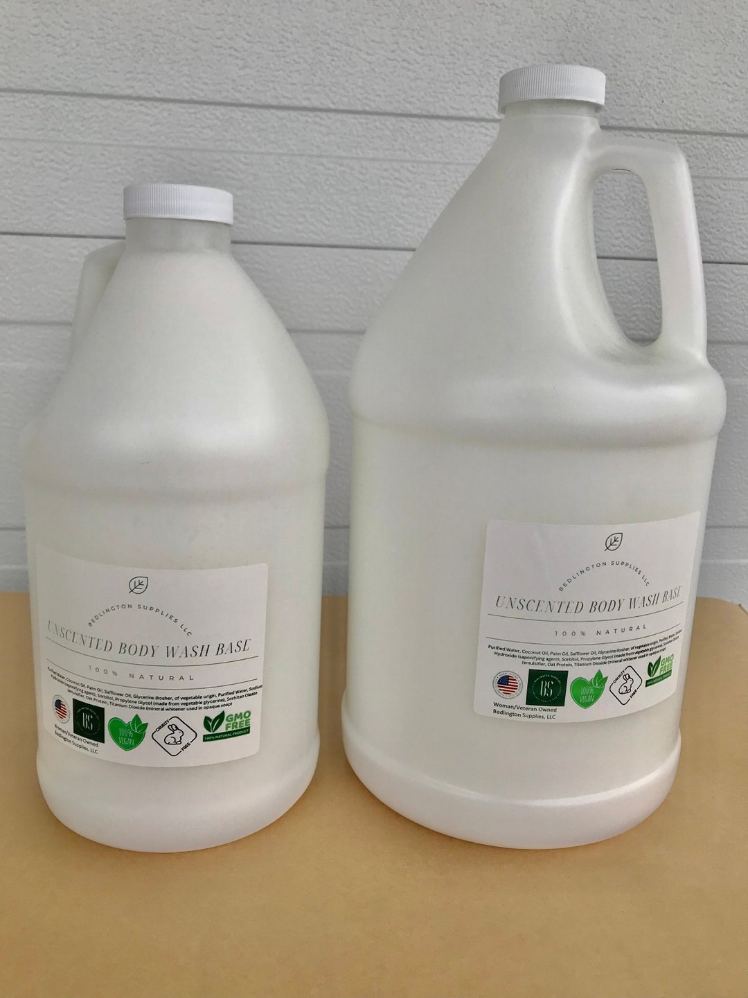 All Natural, Environmentally Friendly, Plant Based Unscented Base Body