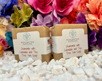 Chamomile with Calendula and Tea Tree Oil Yoni Soap, Non-GMO, Vegan