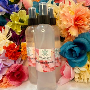 NEW Micellar Rosewater, All Natural, Vegan, Non-GMO, Cleansing, Make-up Removing, Refreshing Formula
