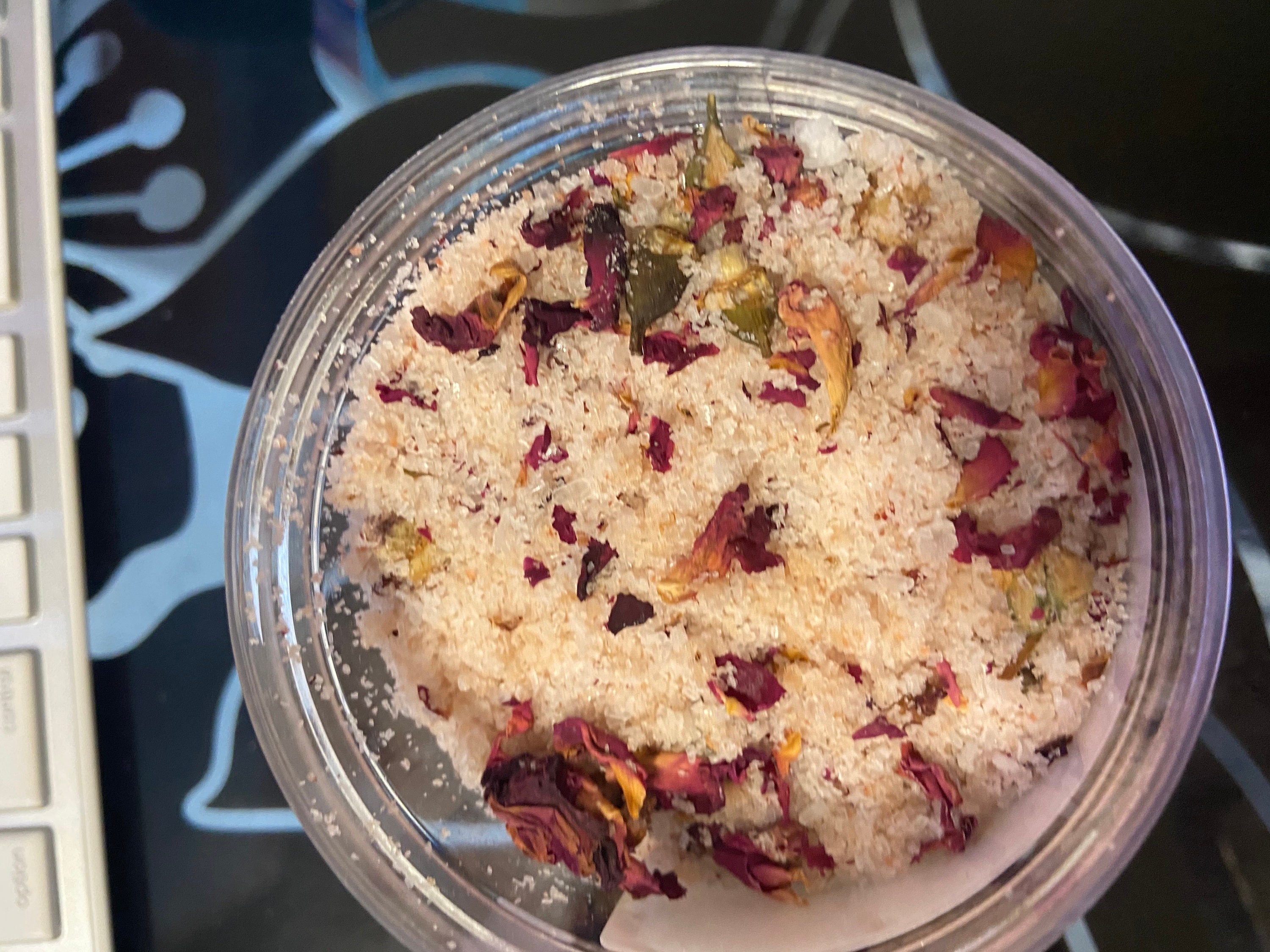 Rose Petal Himalayan and Epsom Salt Rose Bath Salts With Etsy