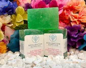 Aloe Vera Soap with Oregano, Tea tree, Ginger, Orange and Lavender Essential Oils