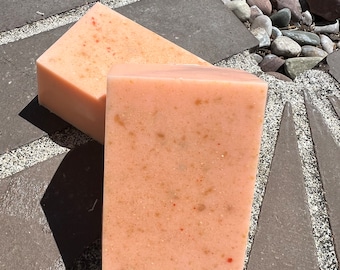 Exfoliating Carrot Soap- Loaf or Bar Option