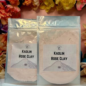 Kaolin Rose Clay- All Natural, Vegan, Non-GMO