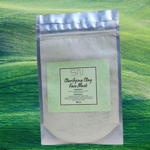 Seoul Naturals, Clarifying Green Zeolite Face Mask, All Natural, Vegan, Non-GMO, Seoul Naturals, K-Beauty Skincare - 3oz, 5oz, 10oz, 20oz