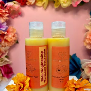 Turmeric Mango Papaya Face Wash with Kojic Acid, 4 oz