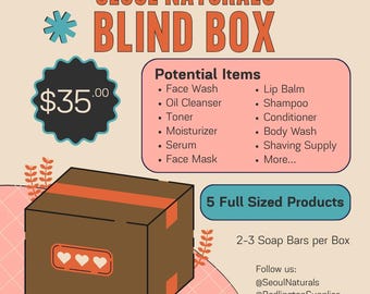 K-Beauty Blind Box – Seoul Naturals, Natural Skincare Treasures
