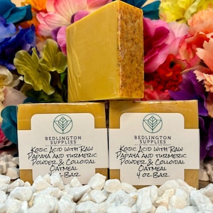 Kojic Acid Soap with Turmeric, Papaya & Oatmeal