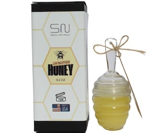 Seoul Naturals Extra Moisturizing, Honeycomb, Tallow Lip Butter/Balm, .2 oz, All Natural, Only 3 ingredients!