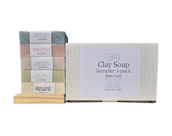 Clay Soap Sampler Kit – Natural Skincare, K-Beauty Gift Set