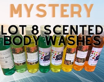 Random Lot of Amazingly Scented Body Washes, 8 oz Bottles