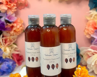 Turmeric Face Wash- All Natural, Vegan, Non-GMO