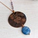 Martina Tanzini reviewed Necklace with round copper pendant with don't forget me