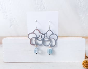 Frangipani, frangipani earrings, jewelery with frangipani flower