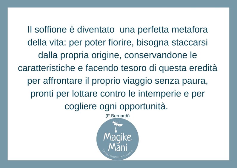 Collana con ciondolo tarassaco, collana pendente lunga immagine 2